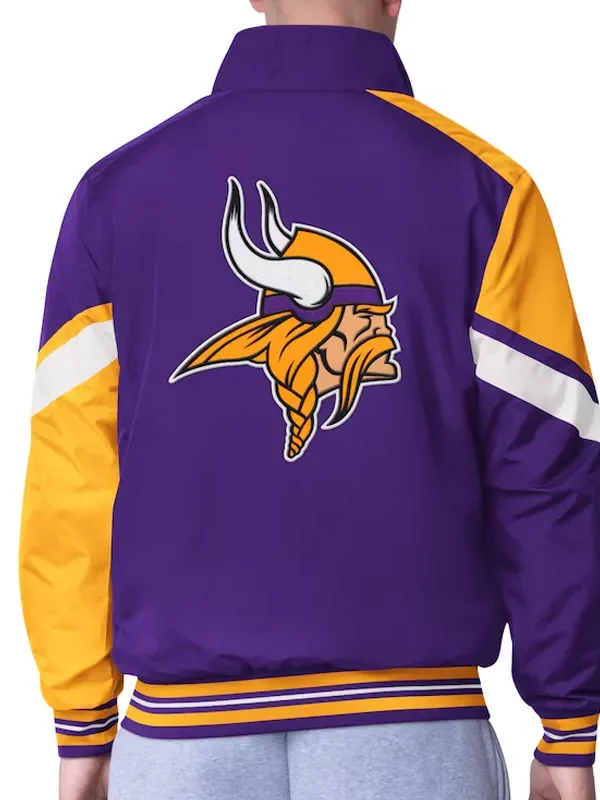 Minnesota Vikings Strong Arm Purple Full-Zip Jacket