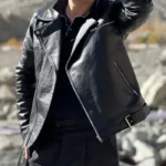 Modern Fit Real Leather Motorcycle Jacket