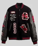 Carlos Alcaraz Black Varsity Jacket