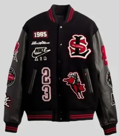 Carlos Alcaraz Black Varsity Jacket
