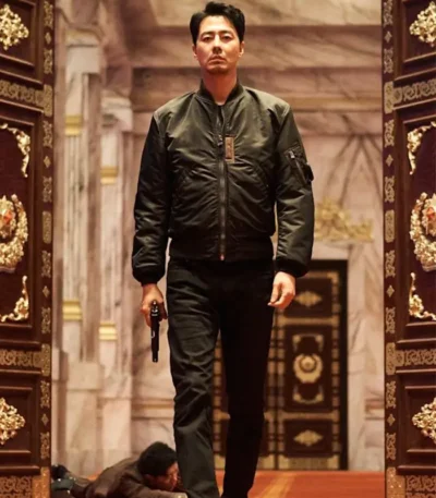 Moving Kim Doo-shik Black Zip Jacket