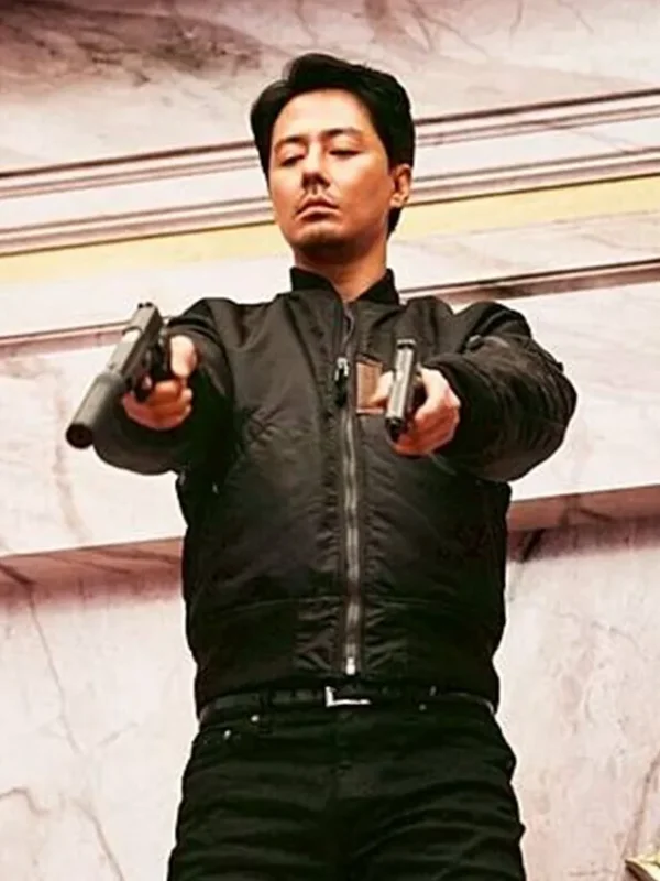 Moving Kim Doo-shik Black Zip Jacket