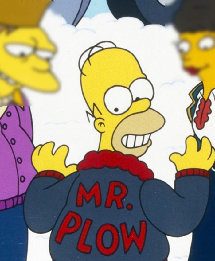 Homer Simpson Mr. Plow Jacket Homer Simpson Mr. Plow Jacket