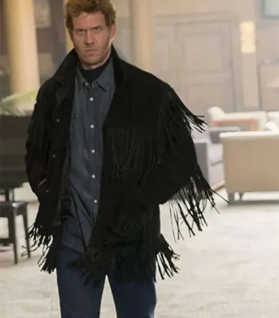Mr. Wrench Black Fringe Jacket