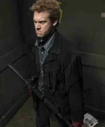 Mr. Wrench Black Fringe Jacket