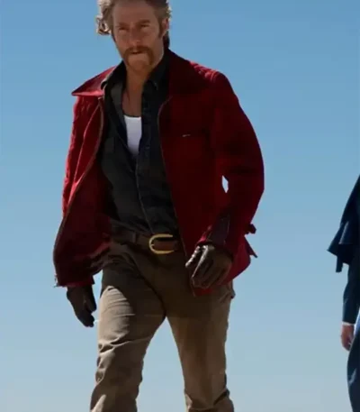 Mrs. Davis 2023 Jake Mcdorman Suede Red Jacket