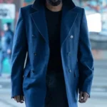 Muncie Daniels The Madness Blue Wool Coat