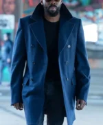 Muncie Daniels The Madness Blue Wool Coat