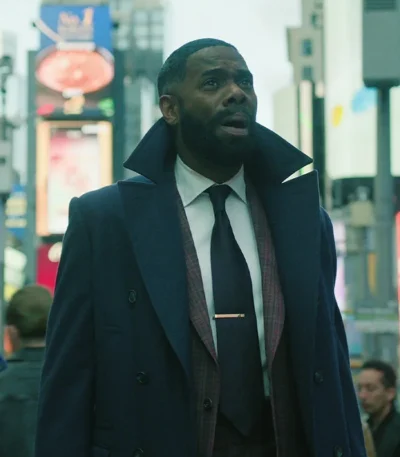 Muncie Daniels The Madness Blue Wool Coat