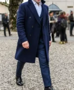 Muncie Daniels The Madness Blue Wool Coat