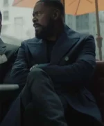 Muncie Daniels The Madness Blue Wool Coat