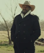 Mykelti Williamson The Last Rodeo Black Wool Peacoat