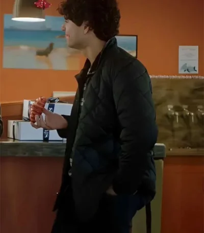 Mystic Christmas 2023 Eric Freeman Black Quilted Jacket