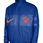 NY Knicks Nike Blue Courtside Capsule Jacket