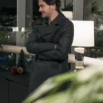 Nat Wolff Play Dirty Black Wool Coat