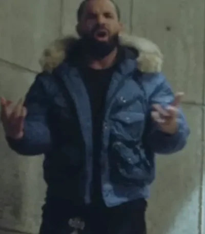 National Treasures Drake Fur Hooded Jacket