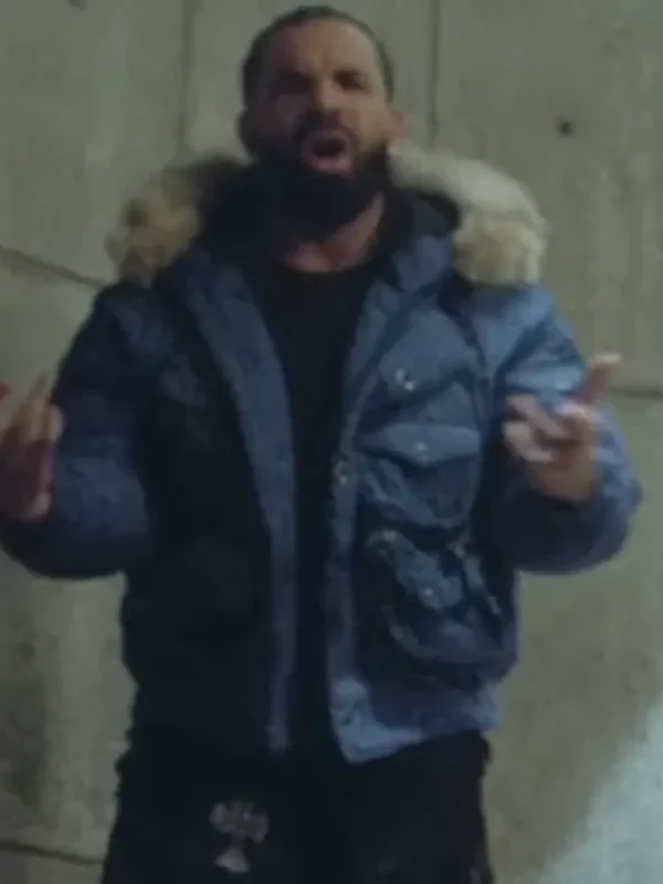 National Treasures Drake Fur Hooded Jacket