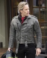 Neighbours Guy Pearce Leather Grey Jacket