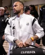 Neymar Santos FC White Track Jacket