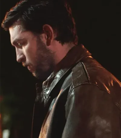 Nicholas Braun Cat Person 2023 Leather Jacket
