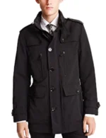 Nick Burkhardt Grimm S04 Black Raincoat