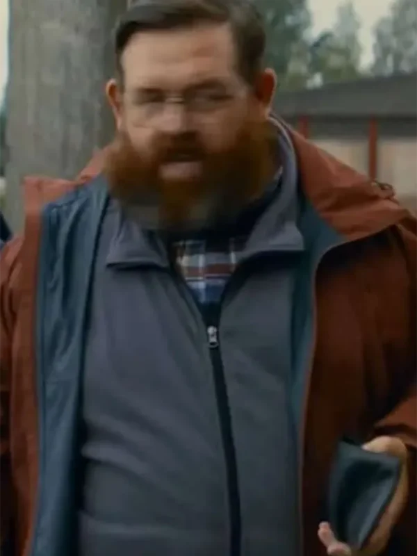 Nick Frost Get Away Brown Jacket