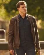 Normal People Connell Brown Leather Jacket