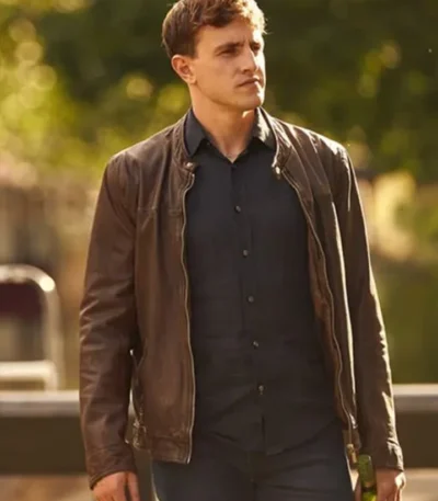Normal People Connell Brown Leather Jacket