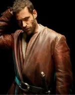 The Invisible Man Adrian Griffin Brown Real Leather Jacket