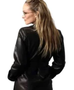 I Want Your Sex Olivia Wilde Leather Trench Coat