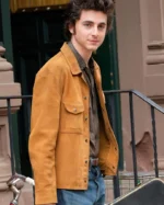A Complete Unknown Timothée Chalamet Suede Jacket