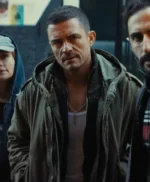 Orlando Bloom Deep Cover Green Cotton Coat