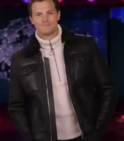 Heart of Stone 2023 Jamie Dornan Black Jacket