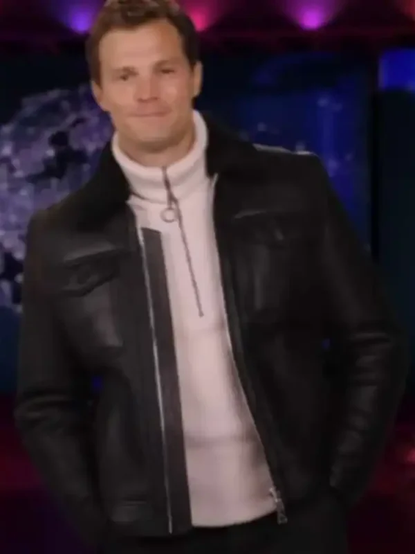 Heart of Stone 2023 Jamie Dornan Black Jacket