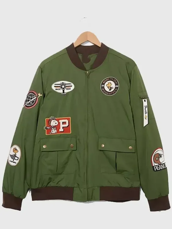 Peanuts Snoopy Flying Ace Bomber Jacket
