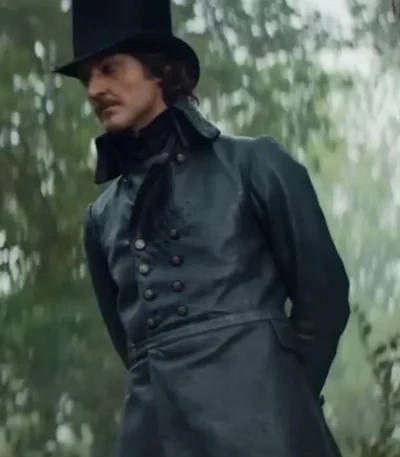 Pierre Niney The Count of Monte-Cristo Leather Coat