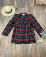 Plaid Christmas Blazer