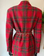 Plaid Christmas Blazer