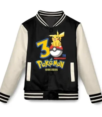 Pokemon 30th Anniversary Varsity Jacket