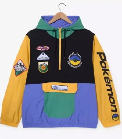 Pokemon Colorblock Windbreaker Jacket