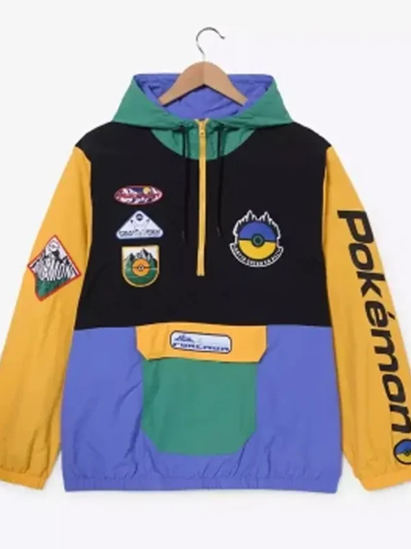Pokemon Colorblock Windbreaker Jacket