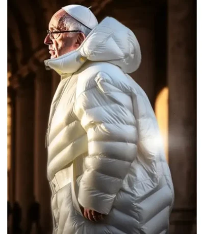 Pope Francis Puffer Coat