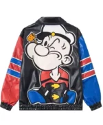 Popeye The Sailor Man Leather Jacket
