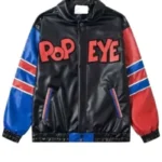 Popeye The Sailor Man Leather Jacket