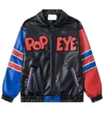 Popeye The Sailor Man Leather Jacket