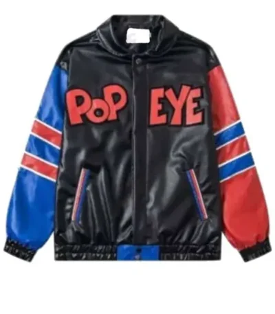 Popeye The Sailor Man Leather Jacket