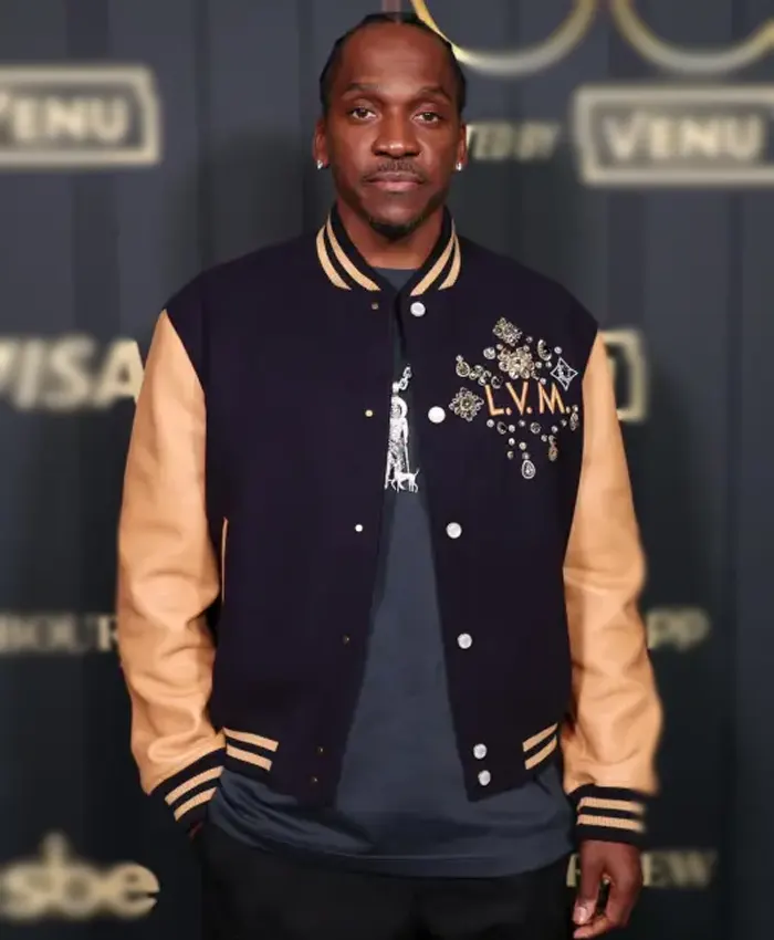Power 100 Party 2026 Pusha T Varsity Jacket Power 100 Party 2026 Pusha T Varsity Jacket