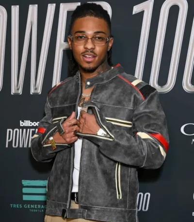 Power 100 Party Tone Stith Cafe Racer Jacket