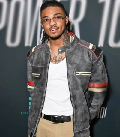 Power 100 Party Tone Stith Cafe Racer Jacket