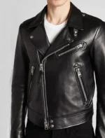Premium Black Biker Leather Jacket